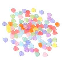 Load image into Gallery viewer, 100pcs/Lot Candy Color Star Heart Acrylic Beads for Jewelry Making Loose Spacer Beads DIY Bracelet Necklace Big Hole Beads Accessories
