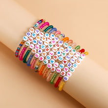 Load image into Gallery viewer, 100pcs/bag Acrylic Letters Numbers Star Beads DIY Jewelry Making Beads Alphabet Round Spacer Beads Bracelet Accessories
