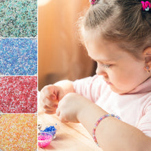 Load image into Gallery viewer, 700pcs 2.5mm Colorful Glass Seed Beads Antique Dreaming Color Loose Spacer Beads for Jewelry Making DIY Handmade Bracelet Accessories
