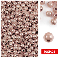 Load image into Gallery viewer, 100pcs/bag Gold Silver Color Beads 4mm 6mm CCB Square Star Heart Star Spacer Loose Beads for Love Jewelry Making Bracelets DIY Supplies
