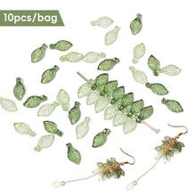 Load image into Gallery viewer, 10pcs/bag Mini Tree Leaves Hand Beaded DIY Earring Bracelet Loose Beads Jewelry Making Accessories Clothing Accessories
