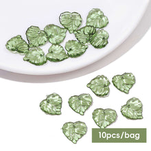 Load image into Gallery viewer, 10pcs/bag Mini Tree Leaves Hand Beaded DIY Earring Bracelet Loose Beads Jewelry Making Accessories Clothing Accessories
