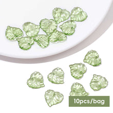 Load image into Gallery viewer, 10pcs/bag Mini Tree Leaves Hand Beaded DIY Earring Bracelet Loose Beads Jewelry Making Accessories Clothing Accessories
