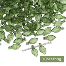 Load image into Gallery viewer, 10pcs/bag Mini Tree Leaves Hand Beaded DIY Earring Bracelet Loose Beads Jewelry Making Accessories Clothing Accessories
