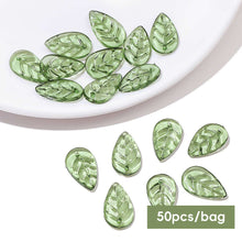 Load image into Gallery viewer, 50pcs/bag Mini Tree Leaves Hand Beaded DIY Earring Bracelet Loose Beads Jewelry Making Accessories Clothing Accessories
