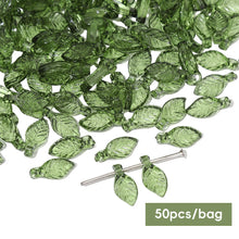 Load image into Gallery viewer, 50pcs/bag Mini Tree Leaves Hand Beaded DIY Earring Bracelet Loose Beads Jewelry Making Accessories Clothing Accessories
