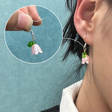 Load image into Gallery viewer, 10pcs Lily of the Valley Flower Hand Beaded Earring Pendant DIY Charms Bracelet Necklace Loose Beads Jewelry Making Accessories
