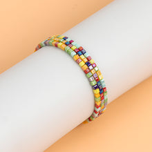 Load image into Gallery viewer, 180pcs 2mm Square Glass Crystal Beads Cube Beads Charms Candy Color Beads For DIY Jewelry Making Clothing Accessories
