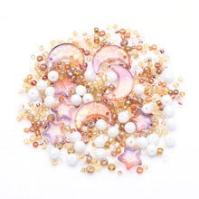 Load image into Gallery viewer, Mixed Star Moon Crystal Glass Beads Set Pearl Loose Spacer Beads for DIY Making Jewelry Craft Bracelets Necklaces Earrings
