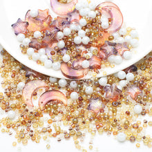 Load image into Gallery viewer, Mixed Star Moon Crystal Glass Beads Set Pearl Loose Spacer Beads for DIY Making Jewelry Craft Bracelets Necklaces Earrings
