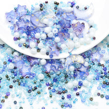 Load image into Gallery viewer, Mixed Star Moon Crystal Glass Beads Set Pearl Loose Spacer Beads for DIY Making Jewelry Craft Bracelets Necklaces Earrings
