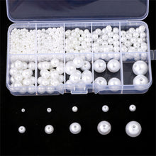 Load image into Gallery viewer, 800pcs/box Imitation Pearl Beads Set DIY Earring Bracelet Necklace Phone Chain Jewelry Making Beads Accessories
