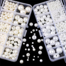 Load image into Gallery viewer, 800pcs/box Imitation Pearl Beads Set DIY Earring Bracelet Necklace Phone Chain Jewelry Making Beads Accessories
