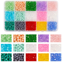 Load image into Gallery viewer, 1500pcs/box 4mm Crystal Glass Beads For Making Jewelry Material DIY Bracelet Earrings Metal Color Loose Spacer Beads
