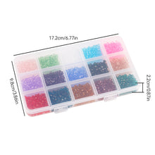 Load image into Gallery viewer, 1500pcs/box 4mm Crystal Glass Beads For Making Jewelry Material DIY Bracelet Earrings Metal Color Loose Spacer Beads
