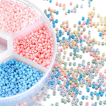 Load image into Gallery viewer, 1Box 2mm Glass Seed Beads Charm Crystal Spacer Glass Beads For Jewelry Making Kits DIY Handmade Supplies Clothing Accessories
