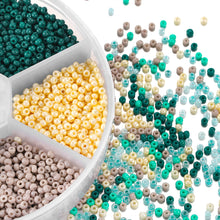 Load image into Gallery viewer, 1Box 2mm Glass Seed Beads Charm Crystal Spacer Glass Beads For Jewelry Making Kits DIY Handmade Supplies Clothing Accessories

