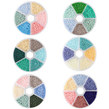Load image into Gallery viewer, 1Box 2mm Glass Seed Beads Charm Crystal Spacer Glass Beads For Jewelry Making Kits DIY Handmade Supplies Clothing Accessories
