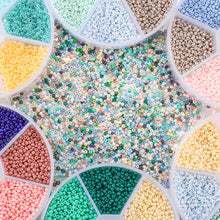 Load image into Gallery viewer, 1Box 2mm Glass Seed Beads Charm Crystal Spacer Glass Beads For Jewelry Making Kits DIY Handmade Supplies Clothing Accessories
