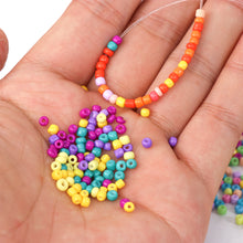 Load image into Gallery viewer, 7000pcs 3mm Glass Seed Beads Kit with Scissor Cord Accessories DIY Bracelet Earring Jewelry Making Kits Bead Crafts Accessories
