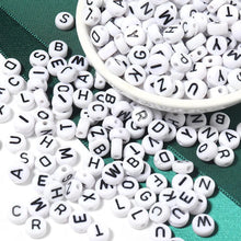 Load image into Gallery viewer, 1400pcs/Box Acrylic English Alphabet Letter Beads Kits with Elastic Cords For Name Bracelets Jewelry Making Acrylic Beads Box
