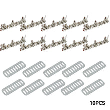 Load image into Gallery viewer, 10pcs Metal Handmade Label Rectangle Zinc Alloy Hand Made Letters Label DIY Bag Hat Crochet Clothes Sewing Accessories
