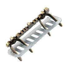 Load image into Gallery viewer, 10pcs Metal Handmade Label Rectangle Zinc Alloy Hand Made Letters Label DIY Bag Hat Crochet Clothes Sewing Accessories
