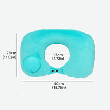Load image into Gallery viewer, Travel Pillows Airplanes Press Type Inflatable Super Light Portable Neck Pillow U-Shape Inflatable Cervical Vertebr Pillow
