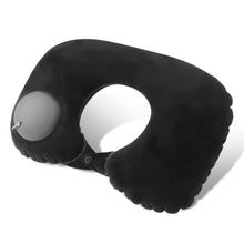 Load image into Gallery viewer, Travel Pillows Airplanes Press Type Inflatable Super Light Portable Neck Pillow U-Shape Inflatable Cervical Vertebr Pillow
