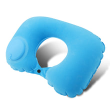 Load image into Gallery viewer, Travel Pillows Airplanes Press Type Inflatable Super Light Portable Neck Pillow U-Shape Inflatable Cervical Vertebr Pillow
