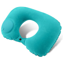 Load image into Gallery viewer, Travel Pillows Airplanes Press Type Inflatable Super Light Portable Neck Pillow U-Shape Inflatable Cervical Vertebr Pillow
