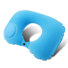 Load image into Gallery viewer, Travel Pillows Airplanes Press Type Inflatable Super Light Portable Neck Pillow U-Shape Inflatable Cervical Vertebr Pillow
