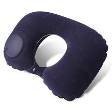 Load image into Gallery viewer, Travel Pillows Airplanes Press Type Inflatable Super Light Portable Neck Pillow U-Shape Inflatable Cervical Vertebr Pillow
