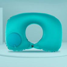 Load image into Gallery viewer, Travel Pillows Airplanes Press Type Inflatable Super Light Portable Neck Pillow U-Shape Inflatable Cervical Vertebr Pillow
