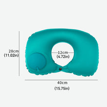 Load image into Gallery viewer, Travel Pillows Airplanes Press Type Inflatable Super Light Portable Neck Pillow U-Shape Inflatable Cervical Vertebr Pillow
