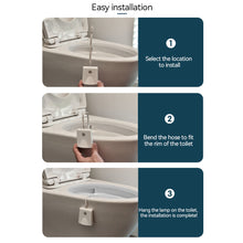 Load image into Gallery viewer, USB Chargeable Toilet Light with Star Projector Toilet Seat Night Light Smart Motion Sensor 16 Colors Toilet Bowl Seat LED Night Light
