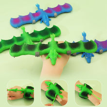 Load image into Gallery viewer, Cartoon Dinosaur TPR Slap Bracelets Dinosaur Slap Band Toy Dino Model Kids Birthday Party Favor Gifts Chirstmas Gifts
