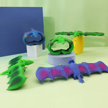 Load image into Gallery viewer, Cartoon Dinosaur TPR Slap Bracelets Dinosaur Slap Band Toy Dino Model Kids Birthday Party Favor Gifts Chirstmas Gifts
