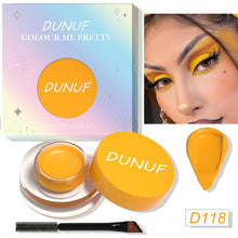Load image into Gallery viewer, DUNUF 12 Color Waterproof Eye Liner Eye Shadow Body Paint Eyebrow Tint Matte Long Lasting Cosmetic
