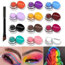 Load image into Gallery viewer, DUNUF 12 Color Waterproof Eye Liner Eye Shadow Body Paint Eyebrow Tint Matte Long Lasting Cosmetic
