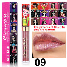 Load image into Gallery viewer, Metallic No-stick Cup Lip Gloss Glitter Matte Moisturizing Waterproof Long Lasting Lip Glaze Liquid Lipstick Lip Makeup Cosmetic
