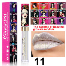 Load image into Gallery viewer, Metallic No-stick Cup Lip Gloss Glitter Matte Moisturizing Waterproof Long Lasting Lip Glaze Liquid Lipstick Lip Makeup Cosmetic
