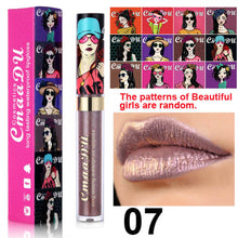 Load image into Gallery viewer, Metallic No-stick Cup Lip Gloss Glitter Matte Moisturizing Waterproof Long Lasting Lip Glaze Liquid Lipstick Lip Makeup Cosmetic
