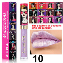 Load image into Gallery viewer, Metallic No-stick Cup Lip Gloss Glitter Matte Moisturizing Waterproof Long Lasting Lip Glaze Liquid Lipstick Lip Makeup Cosmetic
