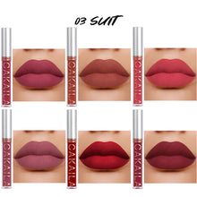Load image into Gallery viewer, 6pcs/set Matte Lipstick Gift Box Waterproof Long Lasting Lip Glaze Lip Gloss Moisturizing Lip Tint Lip Stick Lip Cosmetics
