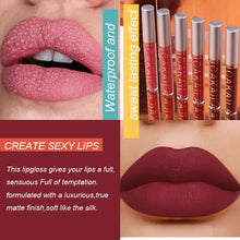 Load image into Gallery viewer, 6pcs/set Matte Lipstick Gift Box Waterproof Long Lasting Lip Glaze Lip Gloss Moisturizing Lip Tint Lip Stick Lip Cosmetics
