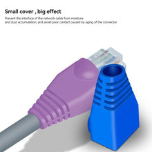 Load image into Gallery viewer, 100 Pcs Mixed Color CAT5E CAT6 RJ45 Ethernet Network Cable Strain Relief Boots Cable Connector Plug Cover

