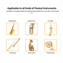 Load image into Gallery viewer, UHF Wireless Saxophone Microphone System Clips over Instrument Receiver Transmitter Trumpet Trombone French Horn
