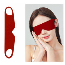 Load image into Gallery viewer, Light Blocking Portable Thin Ice Silk Eye Mask for Summer Travel Sleeping Blindfold with Ear Hanging Strap Unisex Eye Patch
