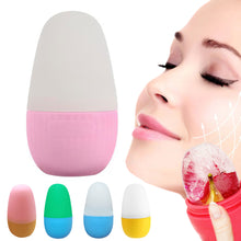 Load image into Gallery viewer, Silicone Ice Face Roller Contour and Shrink Pores Remove Dark Circles Massage Skin Beauty Facial Roller for Eyes Neck Care Tool
